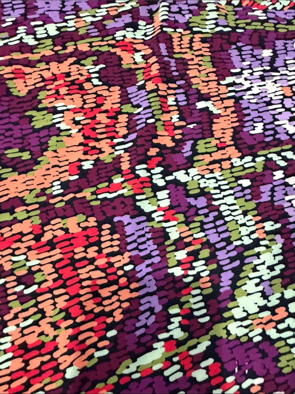 Good Good Golf Multicolor Vibrant Abstract Print Polo — Size Large - Picture 7 of 8